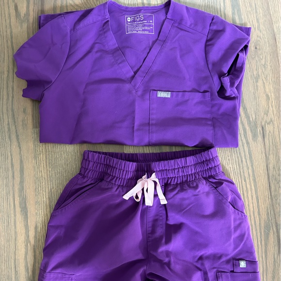 Figs Other Full Figs Scrub Set In Purple Poshmark